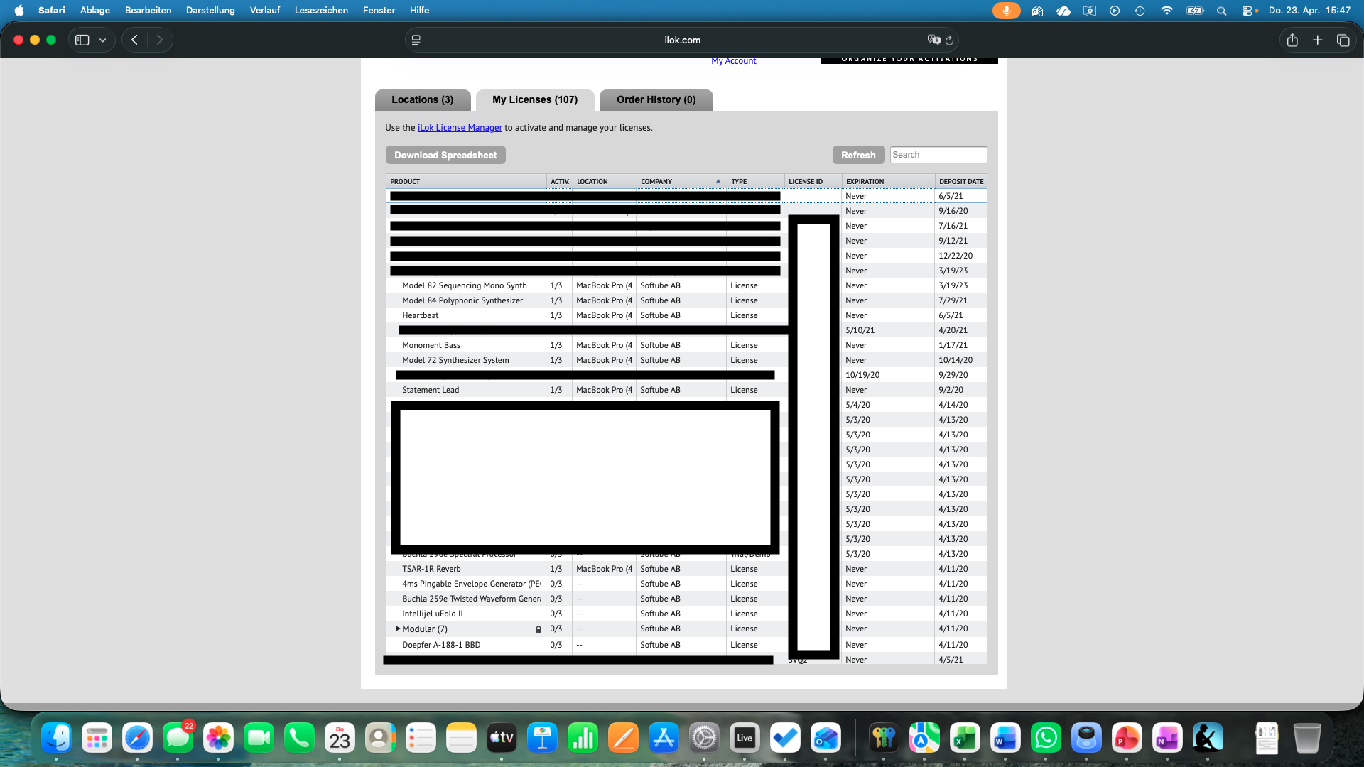 Softube SOFTUBE ANALOG SYNTH COLLECTION (Model 72, 82, 84